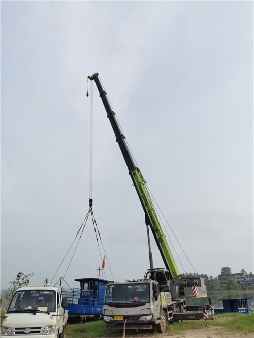 伊春市桥梁建设吊装案例